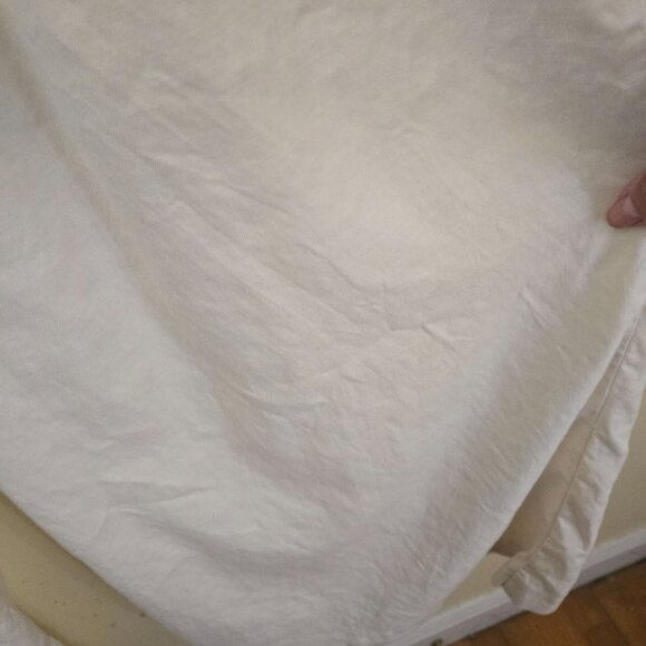 Anthropologie Maeve The Avery Pleated Wide Leg Trousers Linen Edition Size 8 - Picture 7 of 9